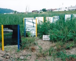 1997いけばな野外展
福島県阿武隈川河畔