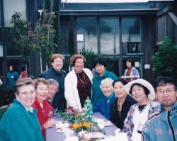 1998いけばな野外展
ポートランド支部の皆様と懇親会